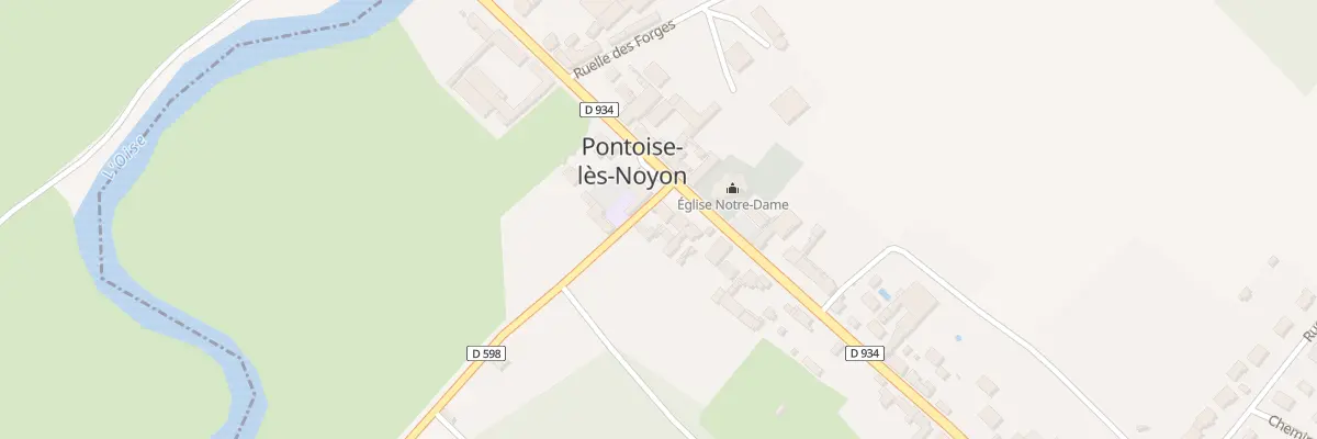 Plan du 214 Gr Grande Rue à Pontoise-lès-Noyon
