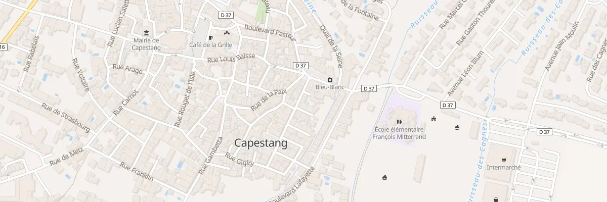 Plan du 13 Rue Ferrer à Capestang