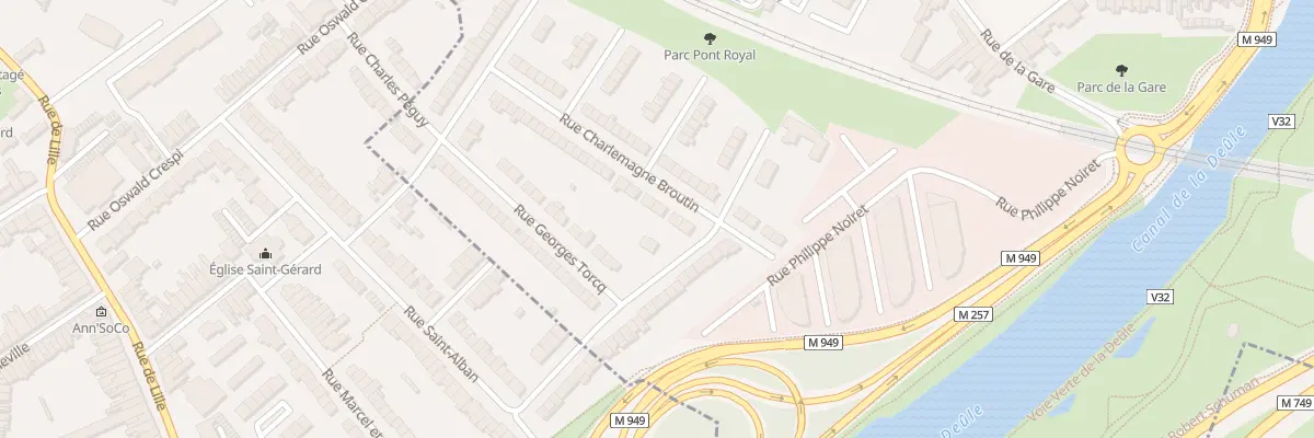 Plan du 40 Rue Charlemagne Broutin à Saint-André-lez-Lille