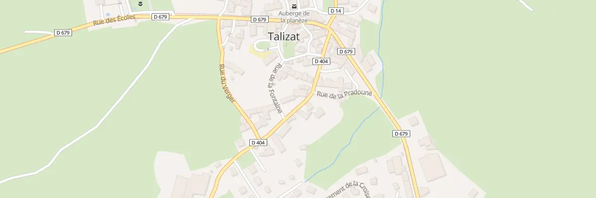 Plan du 5251 Le Bourg à Talizat