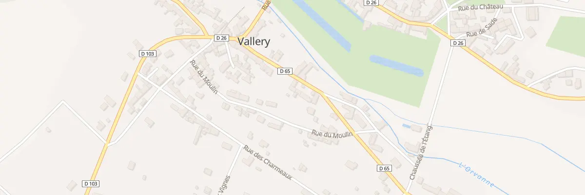 Plan du 18B Rue Pasteur à Vallery