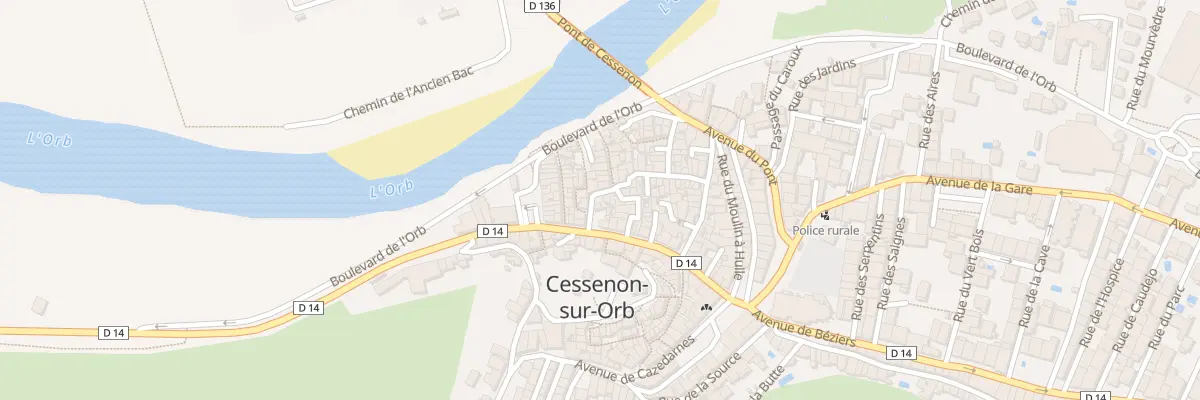 Plan du 6 Rue du Barri d’Orb à Cessenon-sur-Orb