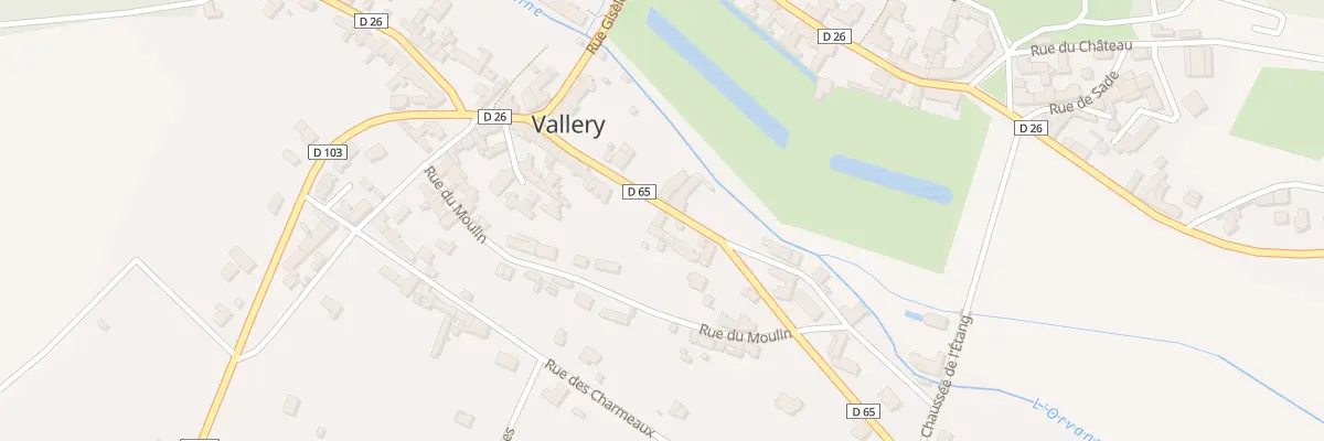 Plan du 18 Rue Pasteur à Vallery