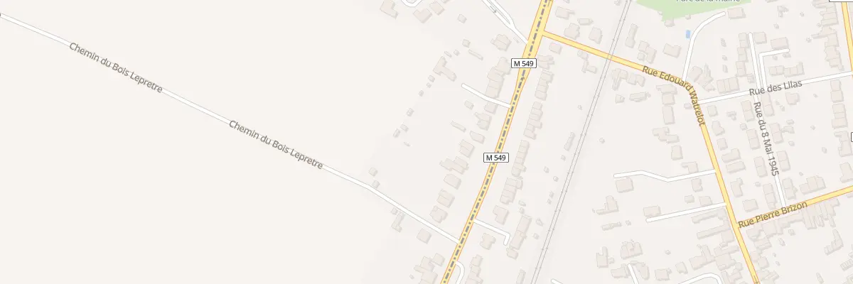 Plan du 296 Rue du Général De Gaulle à Wattignies