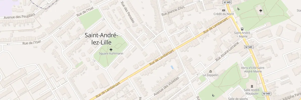 Plan du 46 Rue de Lambersart à Saint-André-lez-Lille