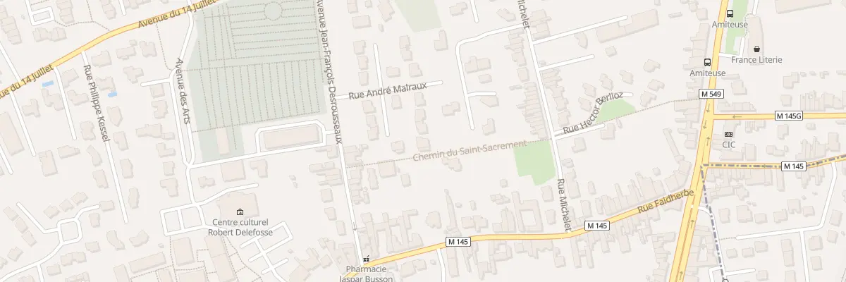 Plan du 10 Rue André Malraux à Wattignies