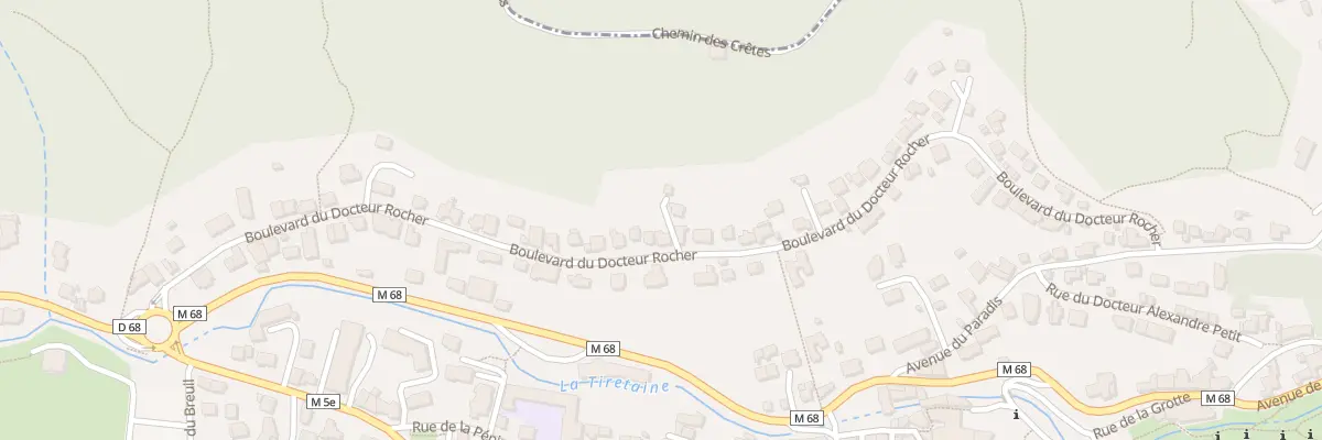 Plan du 56 Bd Docteur Rocher à Royat