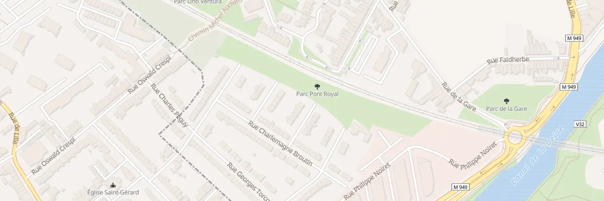 Plan du 11 Rue du Docteur Émile Roux à Saint-André-lez-Lille