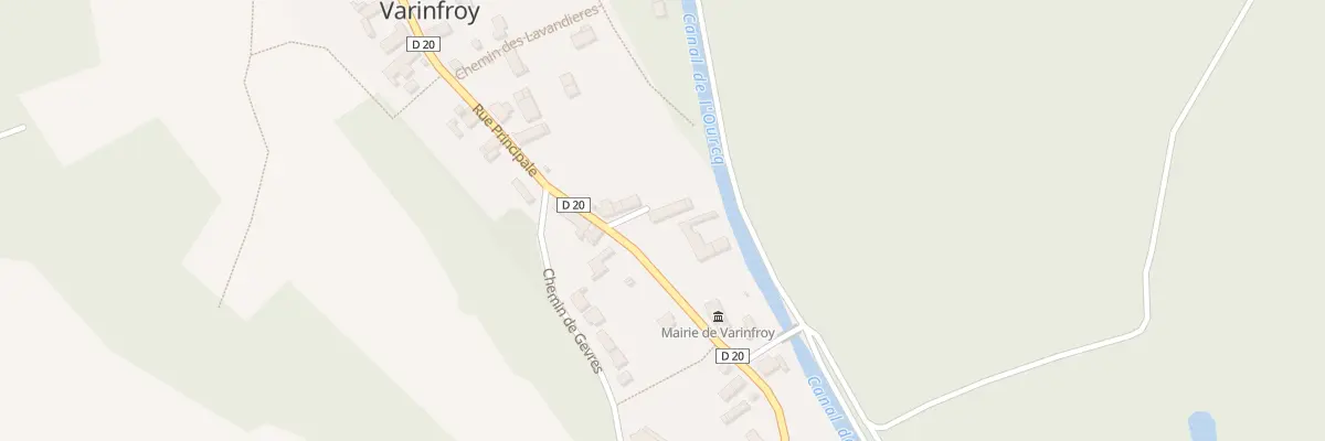 Plan du 35 Rue Principale à Varinfroy