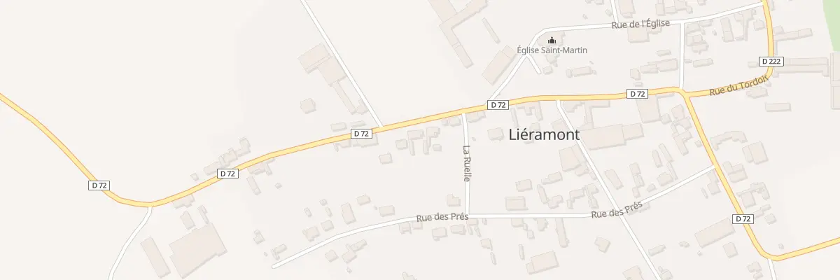 Plan du 14 Rue du Moulin à Liéramont