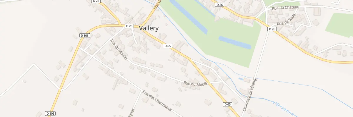 Plan du 22 Rue Pasteur à Vallery