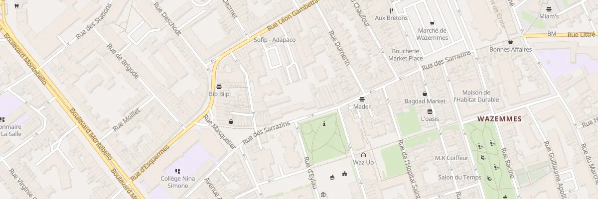 Plan du 45 Rue des Sarrazins à Lille