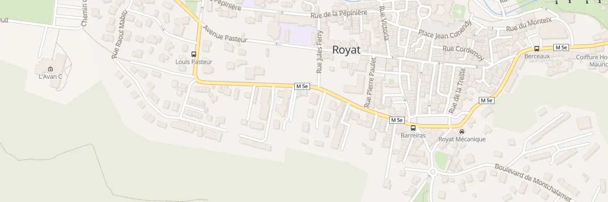 Plan du 29 Bd Jean-Baptiste Romeuf à Royat