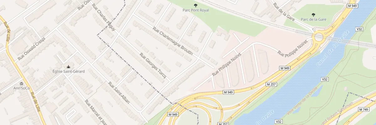 Plan du 44 Rue Charlemagne Broutin à Saint-André-lez-Lille