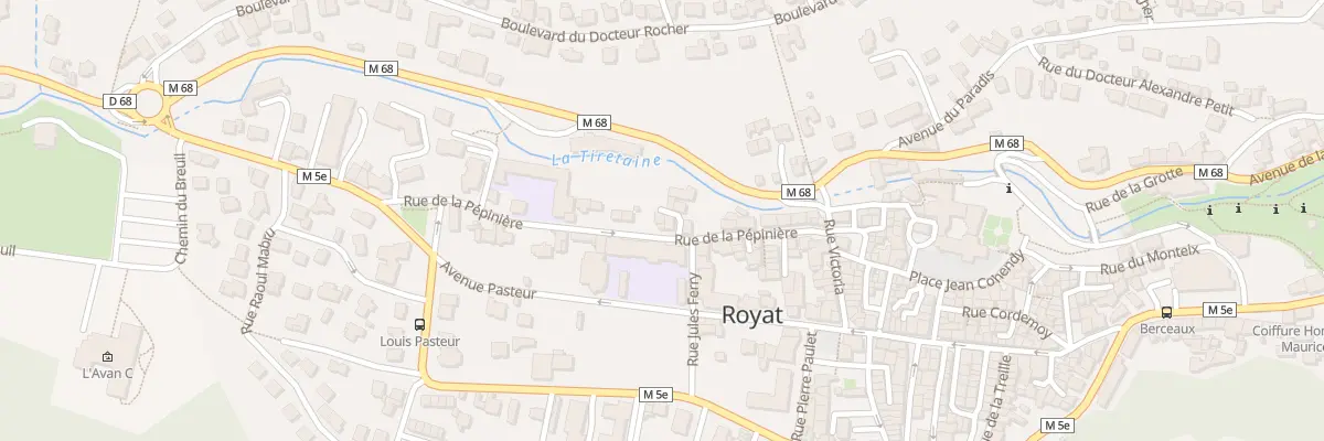 Plan du 26 Rue de la Pépinière à Royat