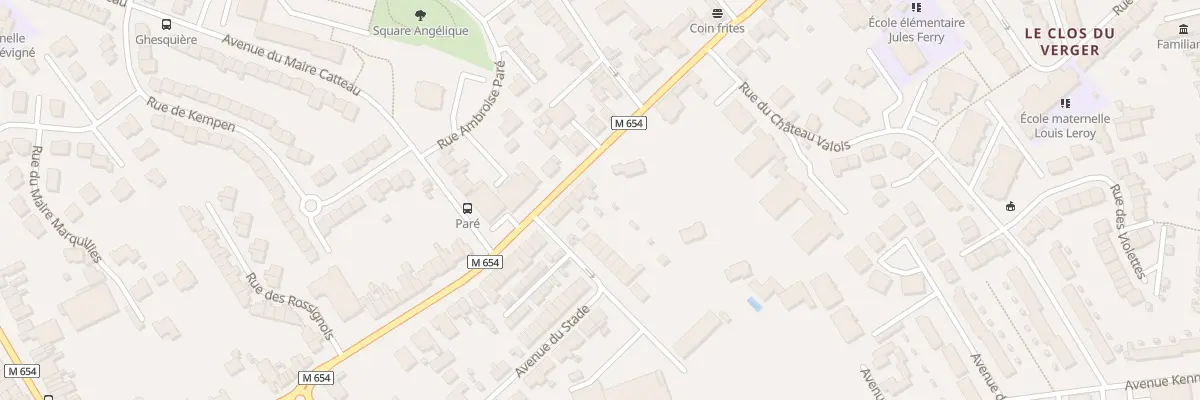 Plan du 55 Rue du Général Leclerc à Wambrechies