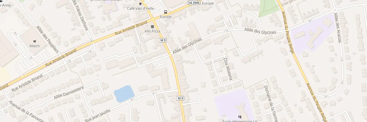 Plan du 29 Rue des Frères Hollebecque à Wervicq-Sud