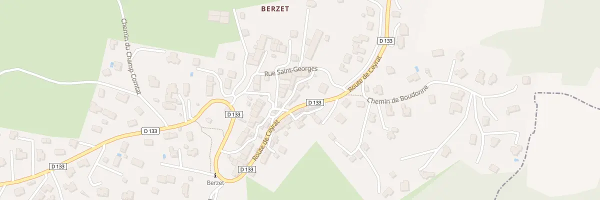 Plan du 7 Rte de Ceyrat Vge Berzet à Saint-Genès-Champanelle