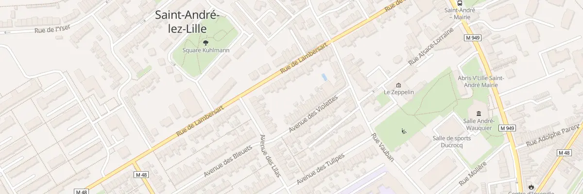 Plan du 47 Rue de Lambersart à Saint-André-lez-Lille
