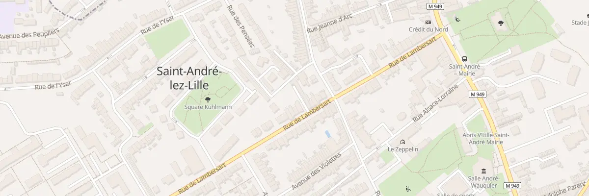 Plan du 42 Rue de Lambersart à Saint-André-lez-Lille