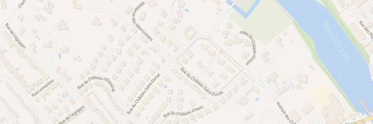 Plan du 21 Av des Châteaux à Wambrechies