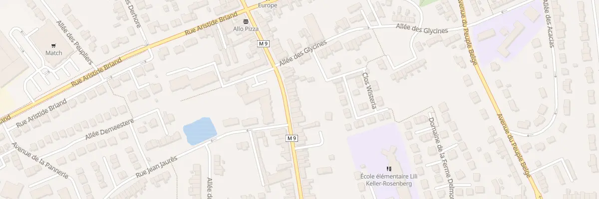 Plan du 41 Rue des Frères Hollebecque à Wervicq-Sud