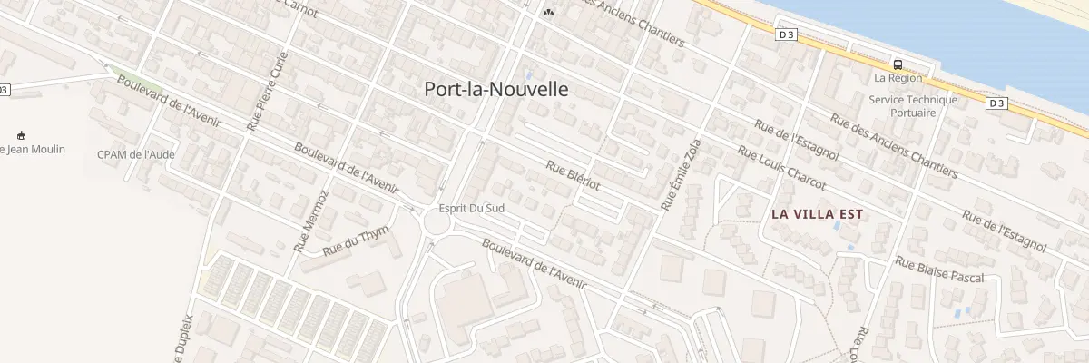 Plan du 66 Rue Bleriot à Port-la-Nouvelle