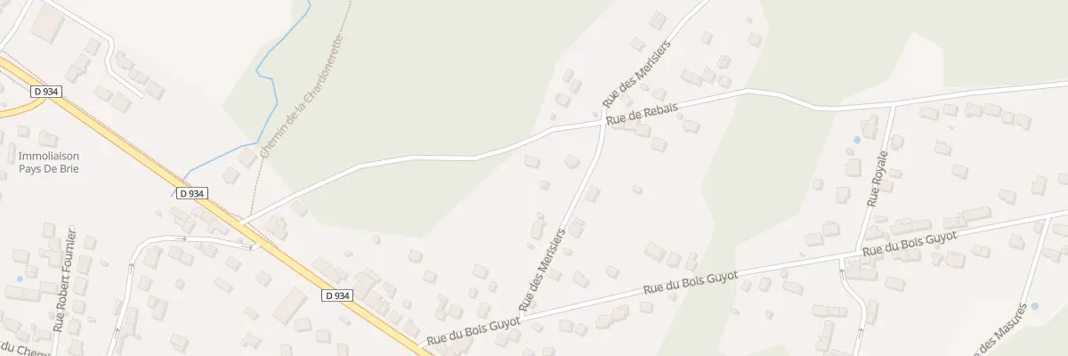 Plan du 252 Rue de Rebais à Mouroux