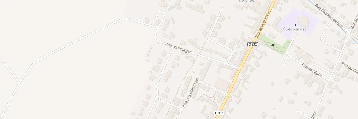 Plan du 1 Rue du Parc à Guiscard