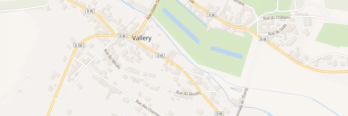 Plan du 7 Rue Pasteur à Vallery