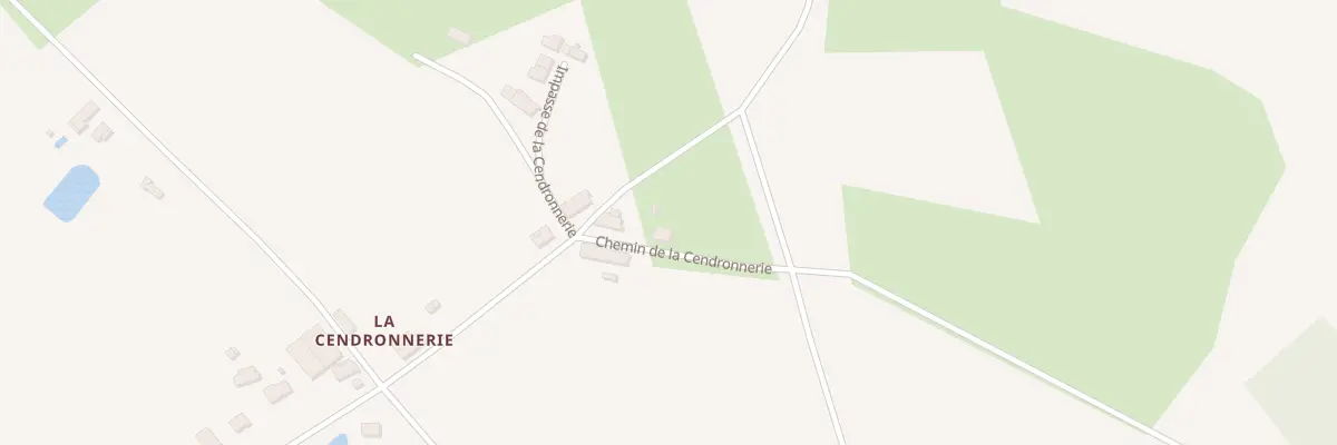 Plan du 1 Che de la Cendronnerie à Saint-Vérain