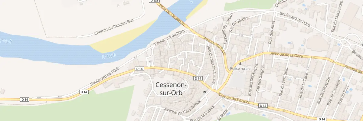 Plan du 9 Rue des Quatre Coins à Cessenon-sur-Orb