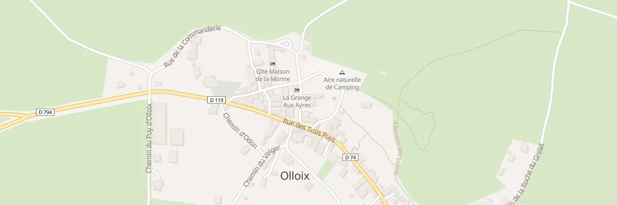 Plan du 5156 Rue du Pré de Barre à Olloix