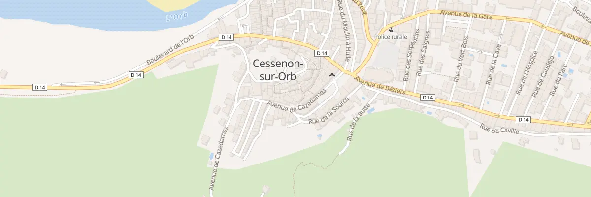 Plan du 32 Rue du Four à Cessenon-sur-Orb