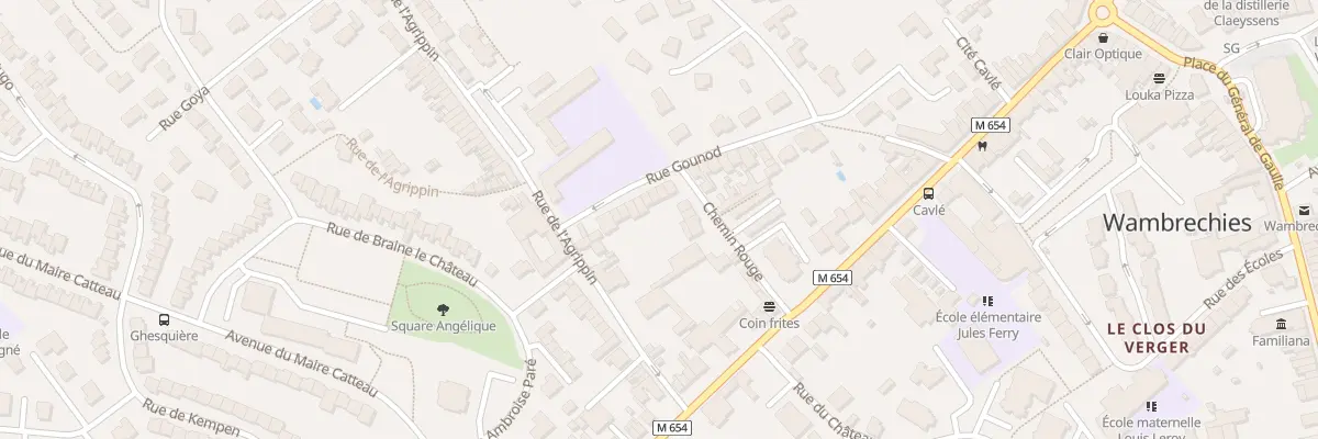Plan du 37 Rue Gounod à Wambrechies