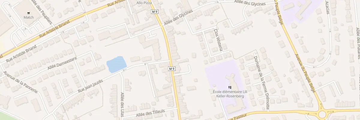 Plan du 51 Rue des Frères Hollebecque à Wervicq-Sud