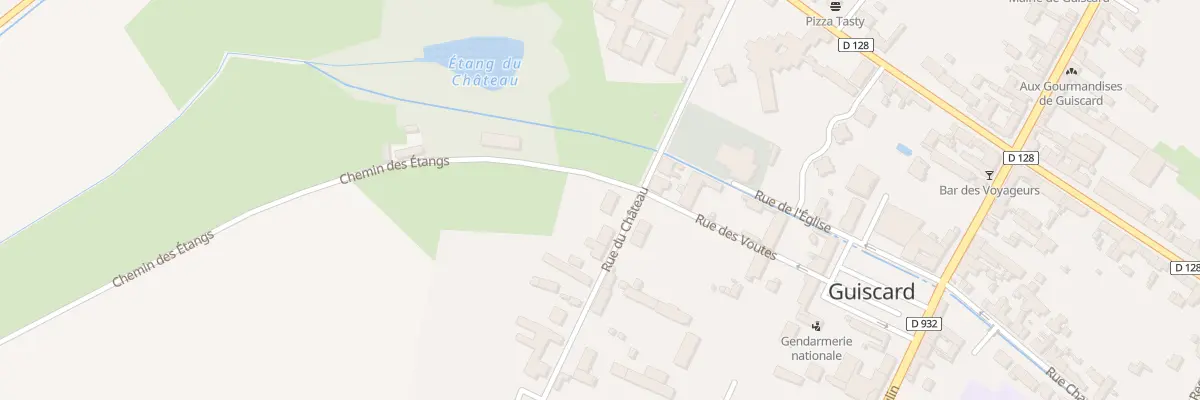 Plan du 212 Rue du Château à Guiscard