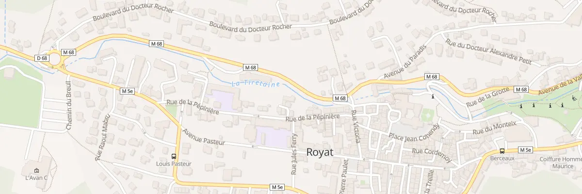 Plan du 22B Rue de la Pépinière à Royat
