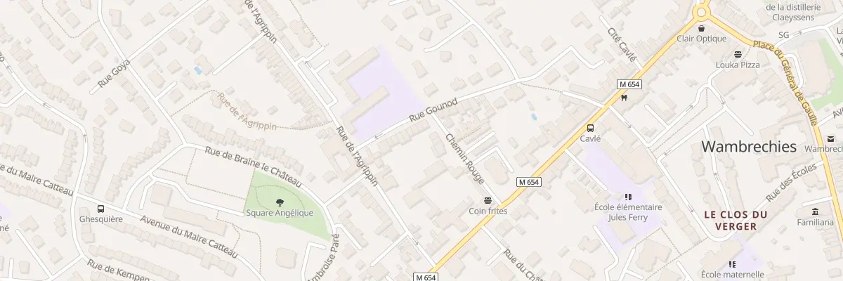 Plan du 35 Rue Gounod à Wambrechies