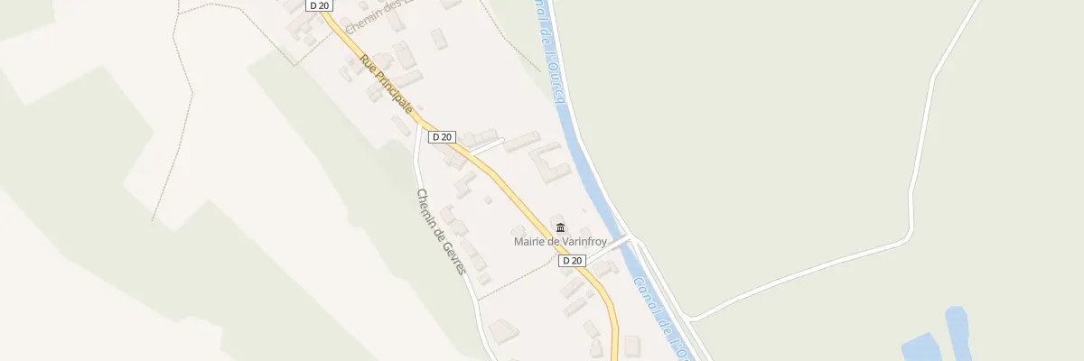 Plan du 37 Rue Principale à Varinfroy