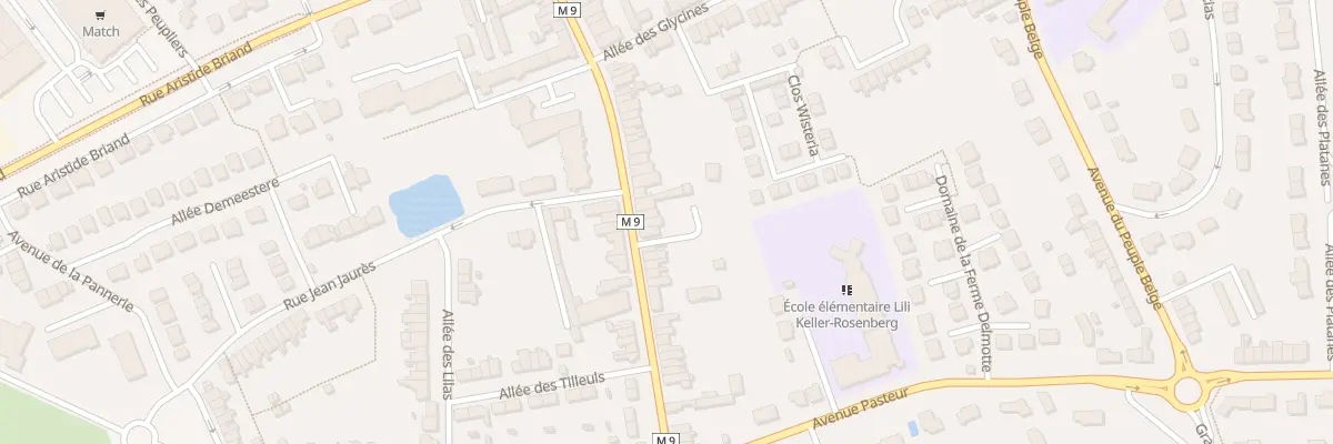 Plan du 57 Rue des Frères Hollebecque à Wervicq-Sud