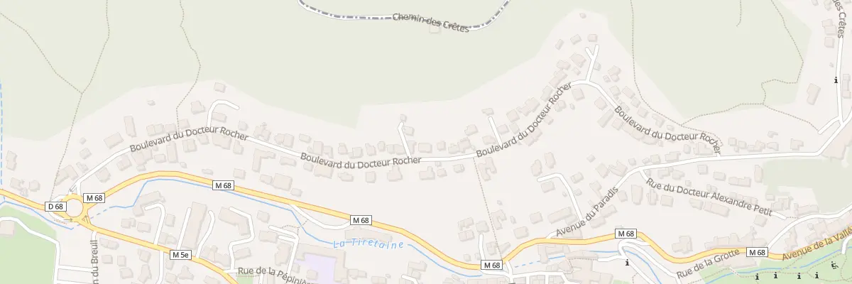 Plan du 52 Bd Docteur Rocher à Royat