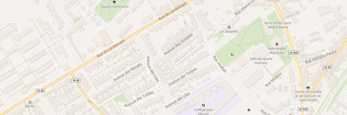 Plan du 31 Av des Violettes à Saint-André-lez-Lille