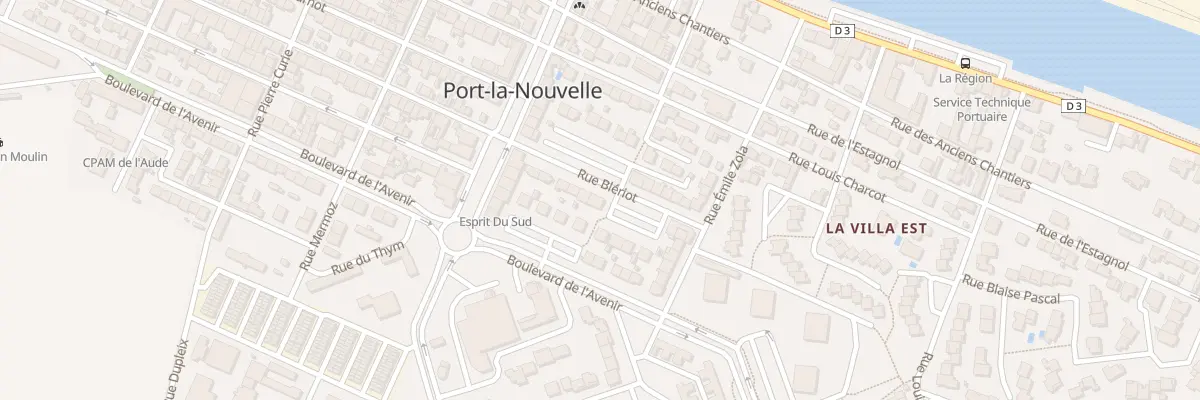 Plan du 88 Rue Bleriot à Port-la-Nouvelle