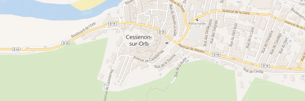 Plan du 26 Rue du Four à Cessenon-sur-Orb