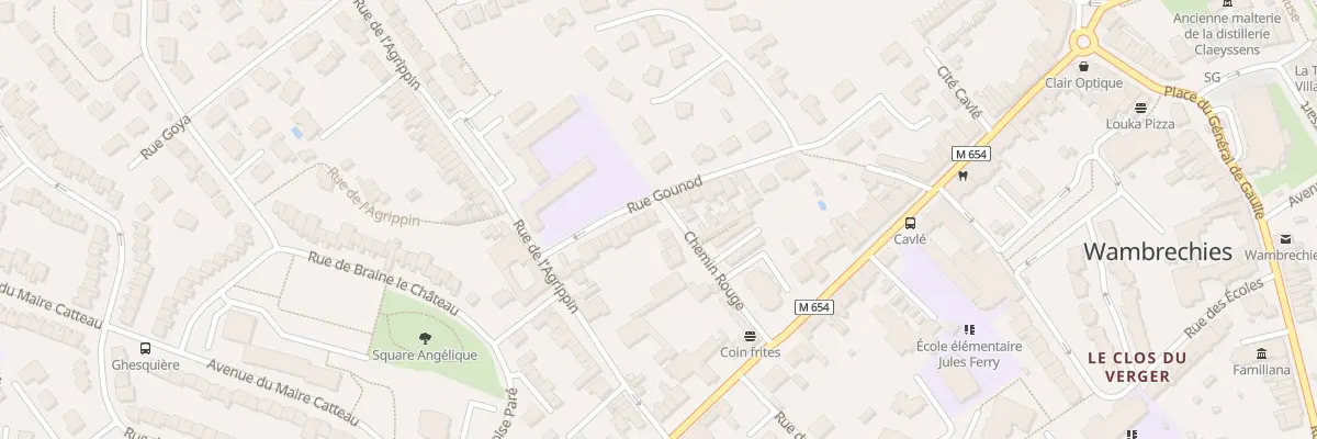Plan du 31 Rue Gounod à Wambrechies