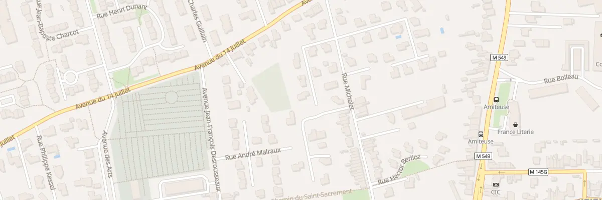 Plan du 7 Rue Jules Renard à Wattignies