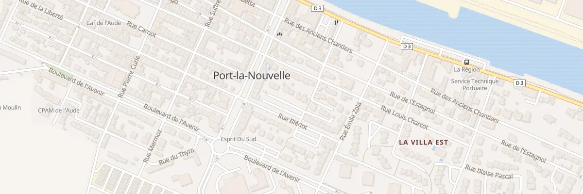 Plan du 71 Rue Bleriot à Port-la-Nouvelle