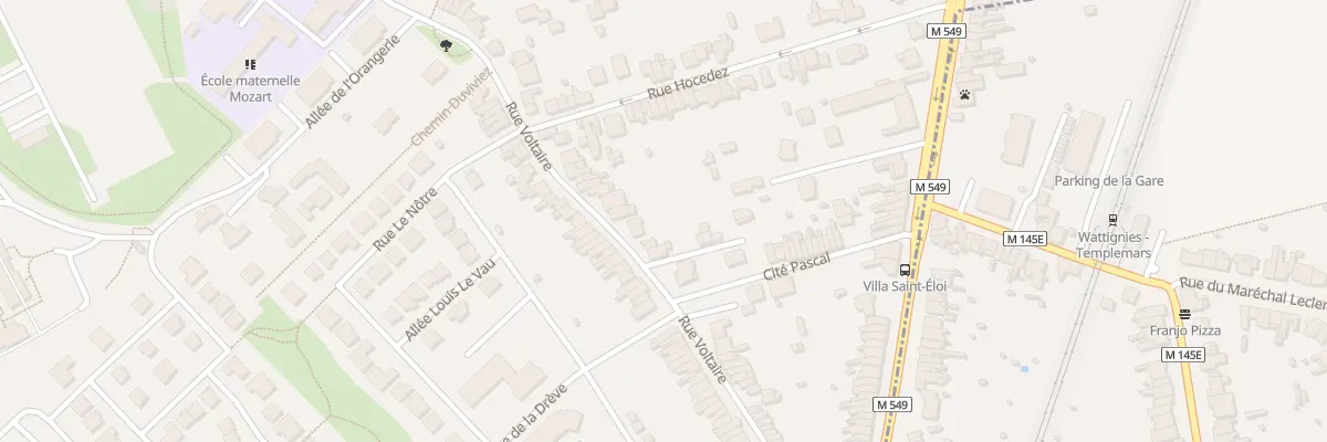 Plan du 34 Rue Voltaire à Wattignies