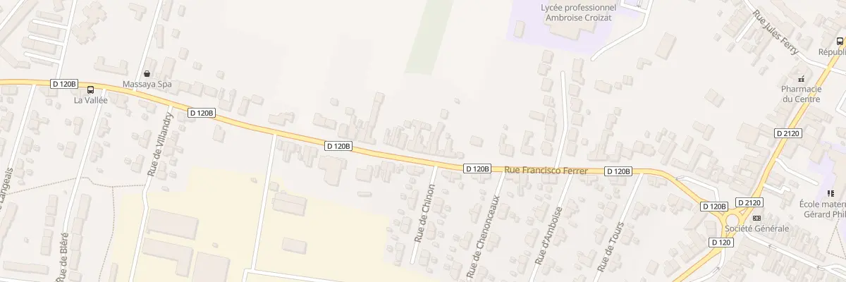 Plan du 64 Rue Francisco Ferrer à Auby
